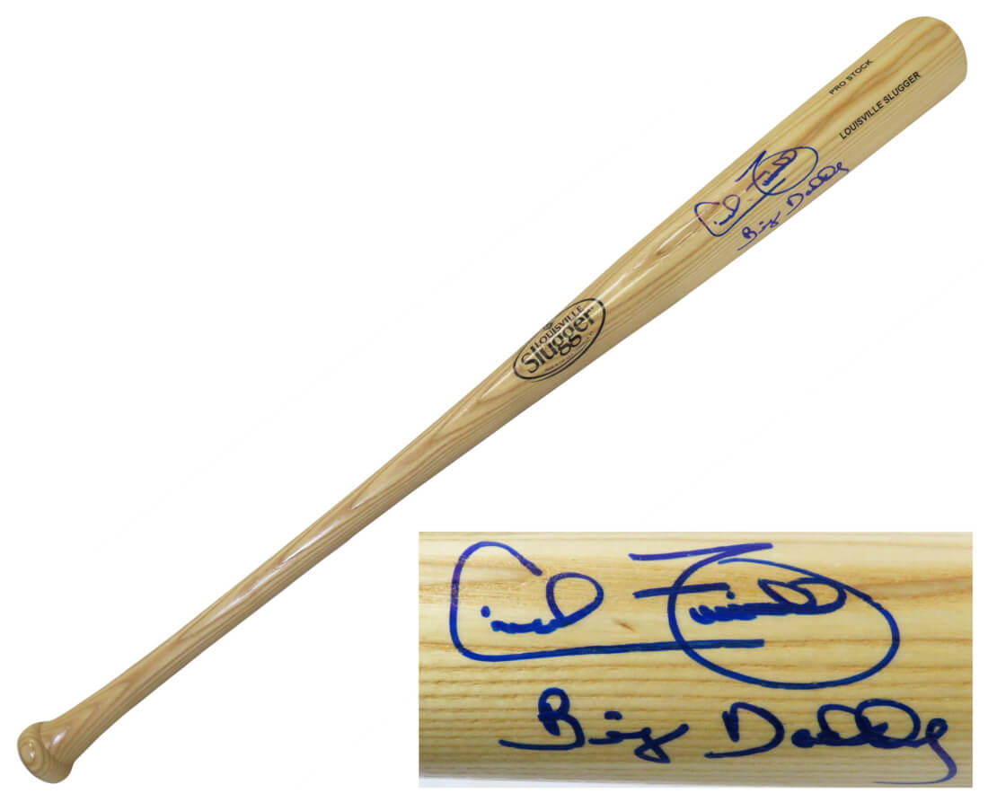 Cecil Fielder Signed Louisville Slugger Blonde Baseball Bat w/Big Daddy - FIEBAT107 - Cecil Fielder Signed Louisville Slugger Blonde Baseball Bat w/Big Daddy product image