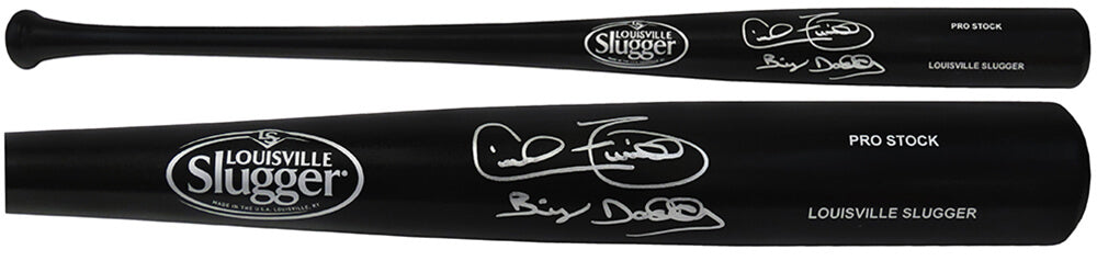 Cecil Fielder Signed Louisville Slugger Pro Stock Black Baseball Bat w/Big Daddy - FIEBAT110 - Cecil Fielder Signed Louisville Slugger Pro Stock Black Baseball Bat w/Big Daddy product image