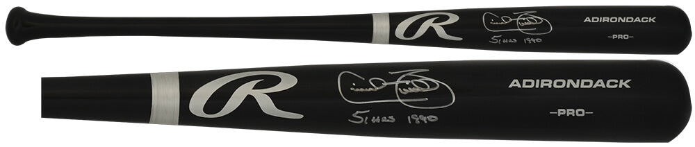 Cecil Fielder Signed Rawlings Pro Black Baseball Bat w/51 HRs 1990 - FIEBAT114 - Cecil Fielder Signed Rawlings Pro Black Baseball Bat w/51 HRs 1990 product image