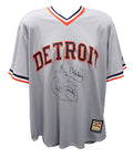 Cecil Fielder Signed Detroit Tigers Grey Throwback Cooperstown Collection Majestic Replica Baseball Jersey w/Big Daddy - FIEJRY105 - Cecil Fielder Signed Detroit Tigers Grey Throwback Cooperstown Collection Majestic Replica Baseball Jersey w/Big Daddy product image