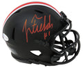 Justin Fields Signed Ohio State Eclipse Black Matte Riddell Speed Mini Helmet (Beckett) - FIEMIN301 - Justin Fields Signed Ohio State Eclipse Black Matte Riddell Speed Mini Helmet (Beckett) product image