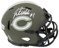 Justin Fields Signed Bears Salute to Service Riddell Speed Mini Helmet (Beckett) - FIEMIN306 - Justin Fields Signed Bears Salute to Service Riddell Speed Mini Helmet (Beckett) product image