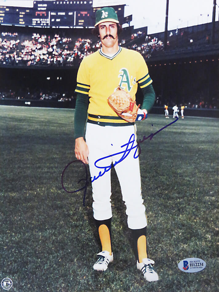 Rollie Fingers Signed Oakland A's Pose 8x10 Photo (Beckett) - FIN08P106 - Rollie Fingers Signed Oakland A's Pose 8x10 Photo (Beckett) product image