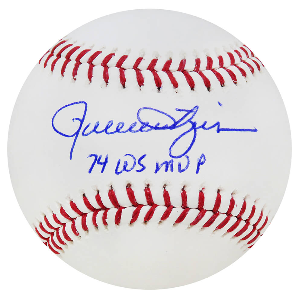 Rollie Fingers Signed MLB Baseball w/'74 WS MVP - FINBSB102 - Rollie Fingers Signed MLB Baseball w/'74 WS MVP product image