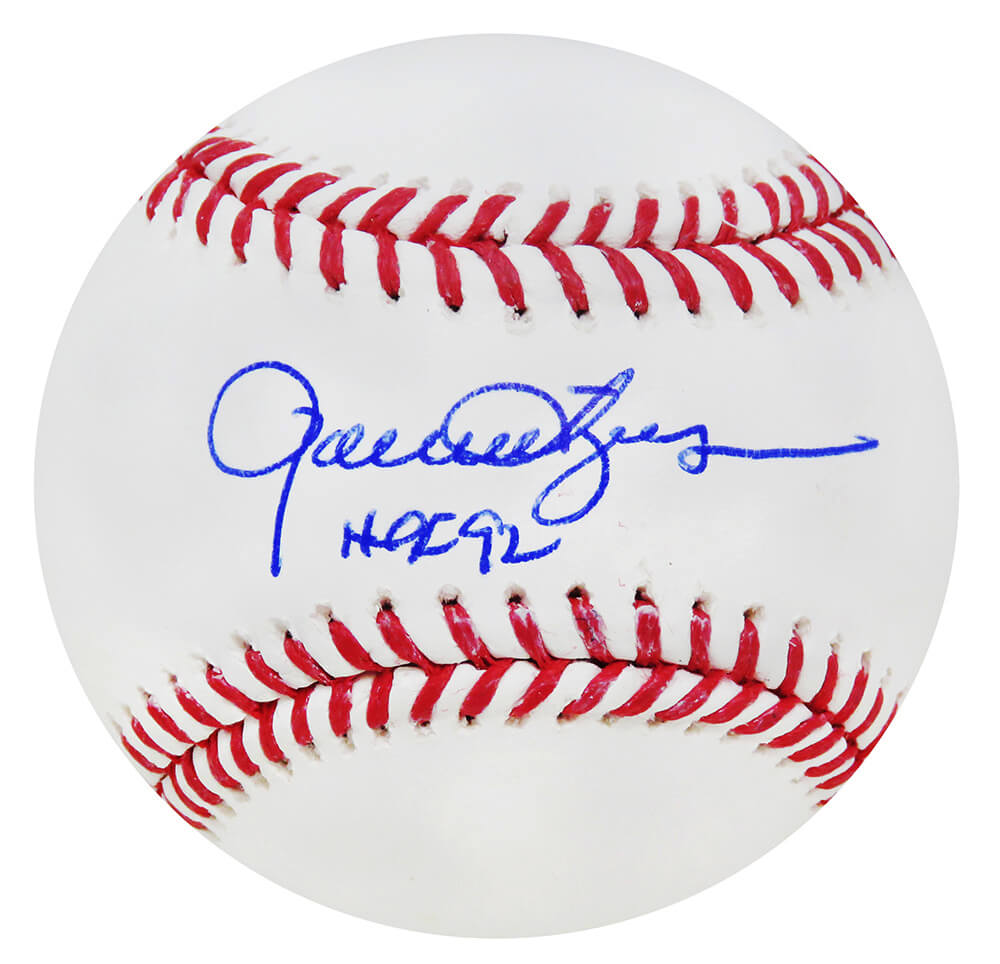 Rollie Fingers Signed MLB Baseball w/HOF'92 - FINBSB108 - Rollie Fingers Signed MLB Baseball w/HOF'92 product image