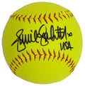 Jennie Finch Signed Yellow Baden Softball w/USA - FINBSB111 - Jennie Finch Signed Yellow Baden Softball w/USA product image