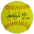 Jennie Finch Signed Rhino Official 12 Inch Yellow Softball w/04 Gold - FINBSB113 - Jennie Finch Signed Rhino Official 12 Inch Yellow Softball w/04 Gold product image
