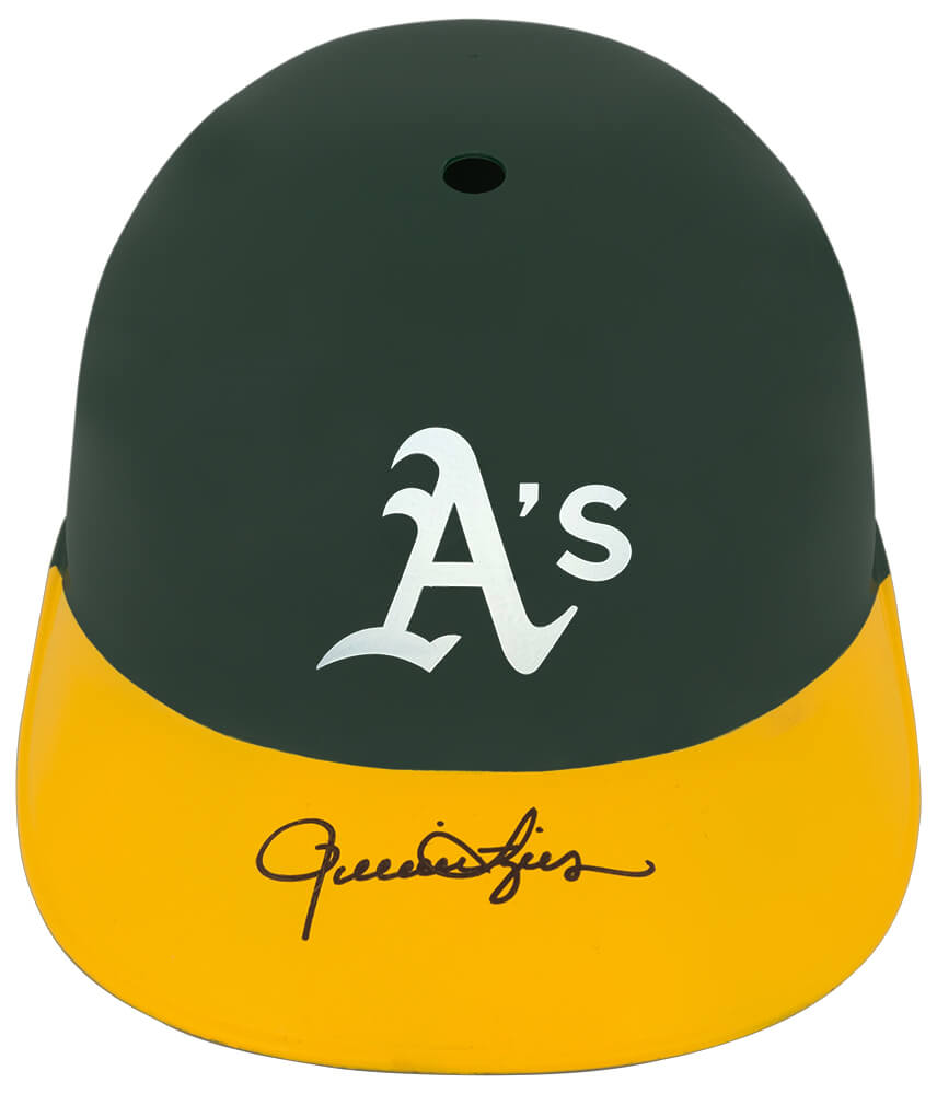 Rollie Fingers Signed Oakland A's Souvenir Replica Batting Helmet - FINBTH100 - Rollie Fingers Signed Oakland A's Souvenir Replica Batting Helmet product image