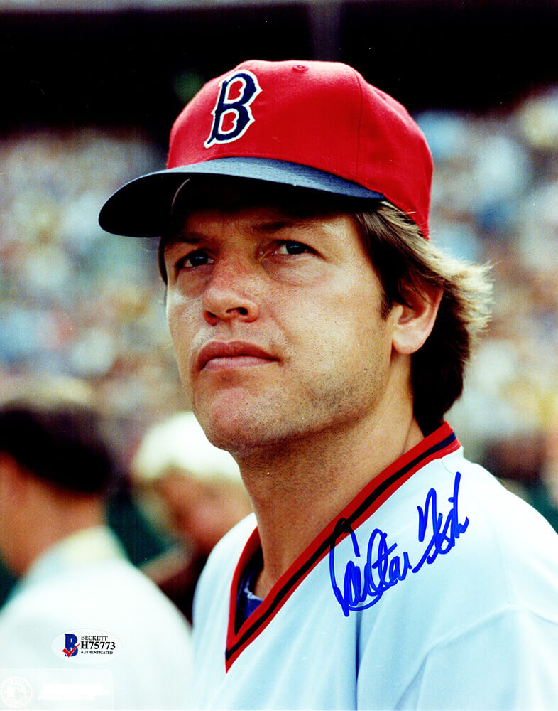 Carlton Fisk Signed Boston Red Sox Headshot 8x10 Photo (Beckett) - FIS08P106 - Carlton Fisk Signed Boston Red Sox Headshot 8x10 Photo (Beckett) product image
