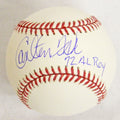 Carlton Fisk Signed Official MLB Baseball w/72 AL ROY - FISBSB101 - Carlton Fisk Signed Official MLB Baseball w/72 AL ROY product image