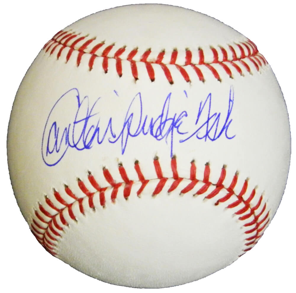 Carlton Fisk Signed Rawlings Official MLB Baseball w/Pudge - FISBSB104 - Carlton Fisk Signed Rawlings Official MLB Baseball w/Pudge product image