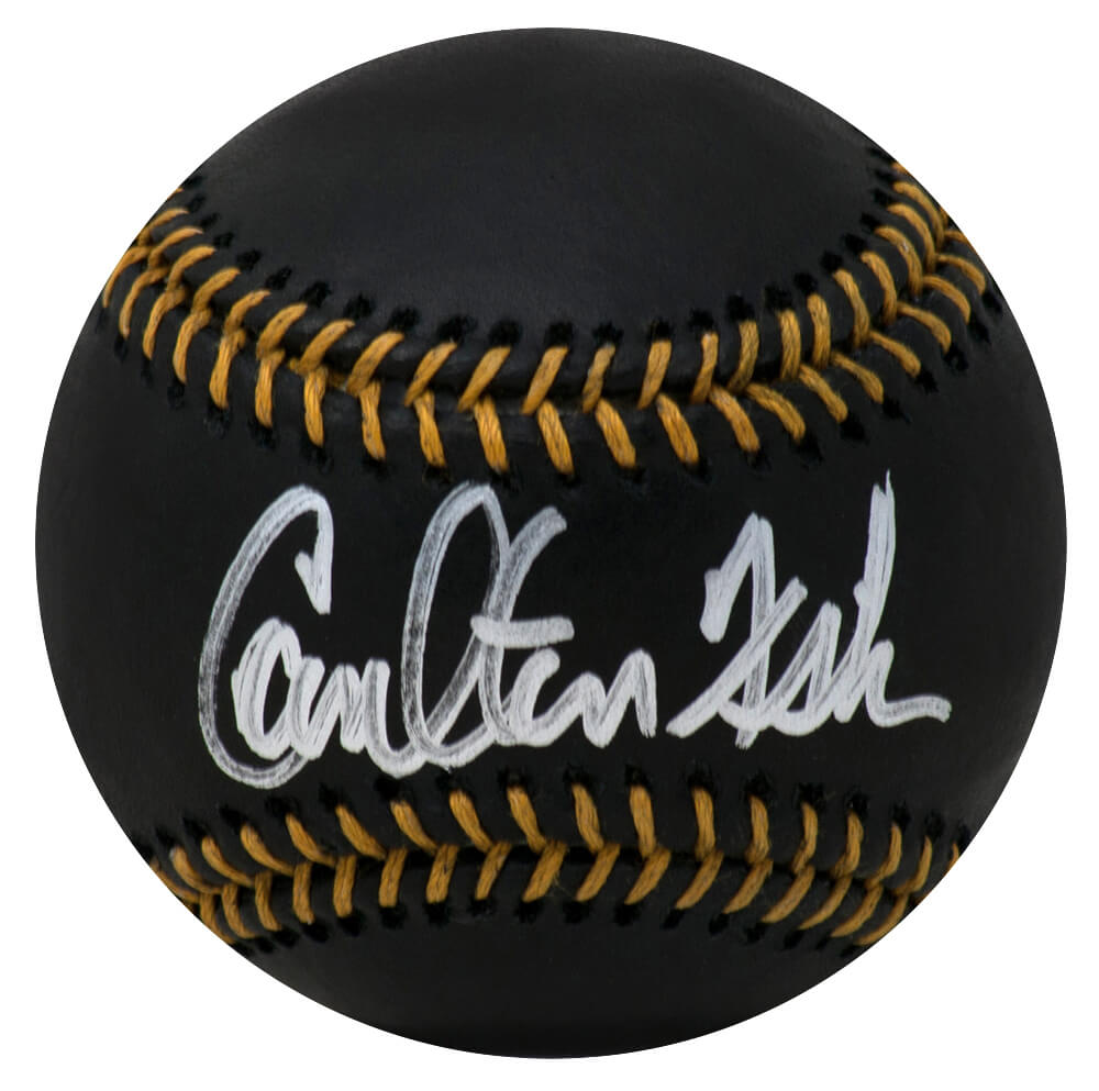 Carlton Fisk Signed Rawlings Black MLB Baseball - (Fanatics) - FISBSB105 - Carlton Fisk Signed Rawlings Black MLB Baseball - (Fanatics) product image