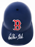 Carlton Fisk Signed Boston Red Sox Replica Souvenir Batting Helmet (JSA) - FISBTH100 - Carlton Fisk Signed Boston Red Sox Replica Souvenir Batting Helmet (JSA) product image