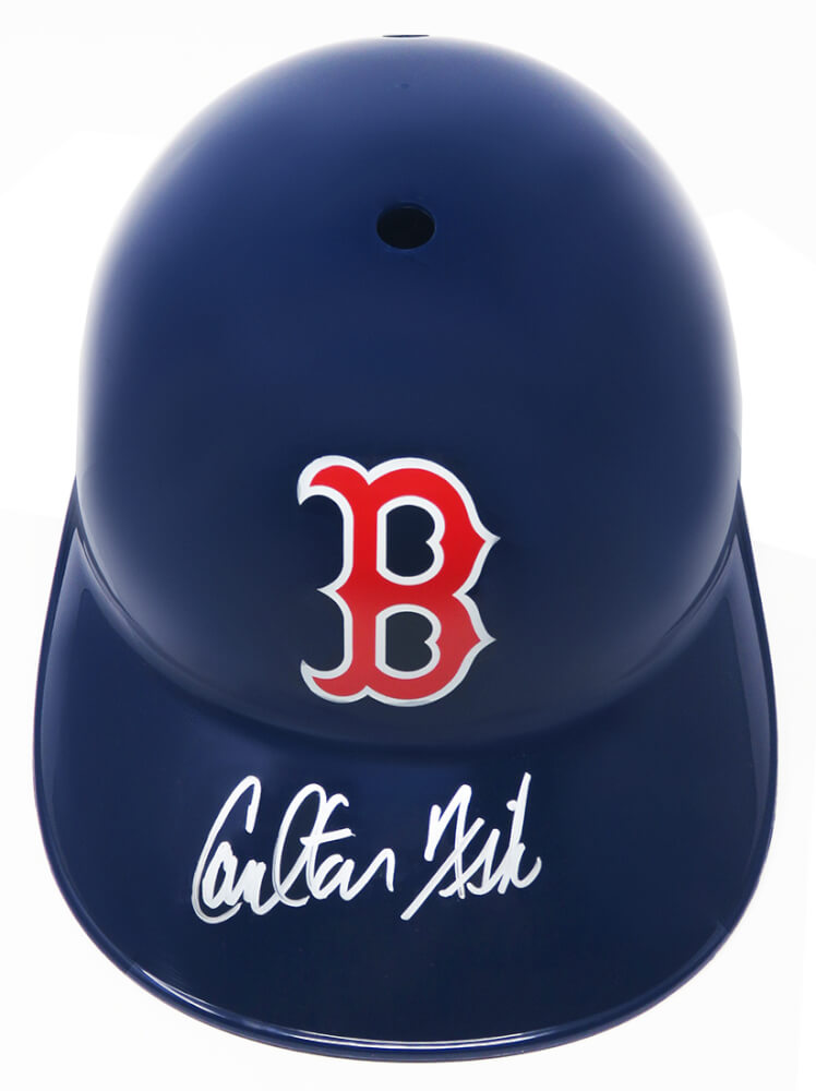 Carlton Fisk Signed Boston Red Sox Replica Souvenir Batting Helmet (JSA) - FISBTH100 - Carlton Fisk Signed Boston Red Sox Replica Souvenir Batting Helmet (JSA) product image