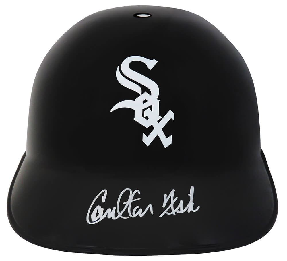 Carlton Fisk Signed Chicago White Sox Replica Souvenir Batting Helmet (JSA) - FISBTH101 - Carlton Fisk Signed Chicago White Sox Replica Souvenir Batting Helmet (JSA) product image