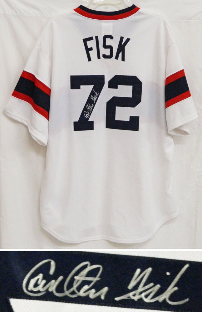 Carlton Fisk Signed White Sox T/B Cooperstown Collection Jersey - FISJRY100 - Carlton Fisk Signed White Sox T/B Cooperstown Collection Jersey product image