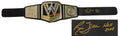 Ric Flair Signed WWE World Championship Black Replica Belt w/HOF 2008 - FLABLT502 - Ric Flair Signed WWE World Championship Black Replica Belt w/HOF 2008 product image
