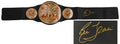 Ric Flair Signed WWE Tag Team Championship Black Replica Belt - FLABLT505 - Ric Flair Signed WWE Tag Team Championship Black Replica Belt product image