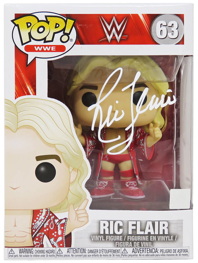 Ric Flair Signed WWE Wrestling Funko Pop Doll #63 - FLAFUN502 - Ric Flair Signed WWE Wrestling Funko Pop Doll #63 product image