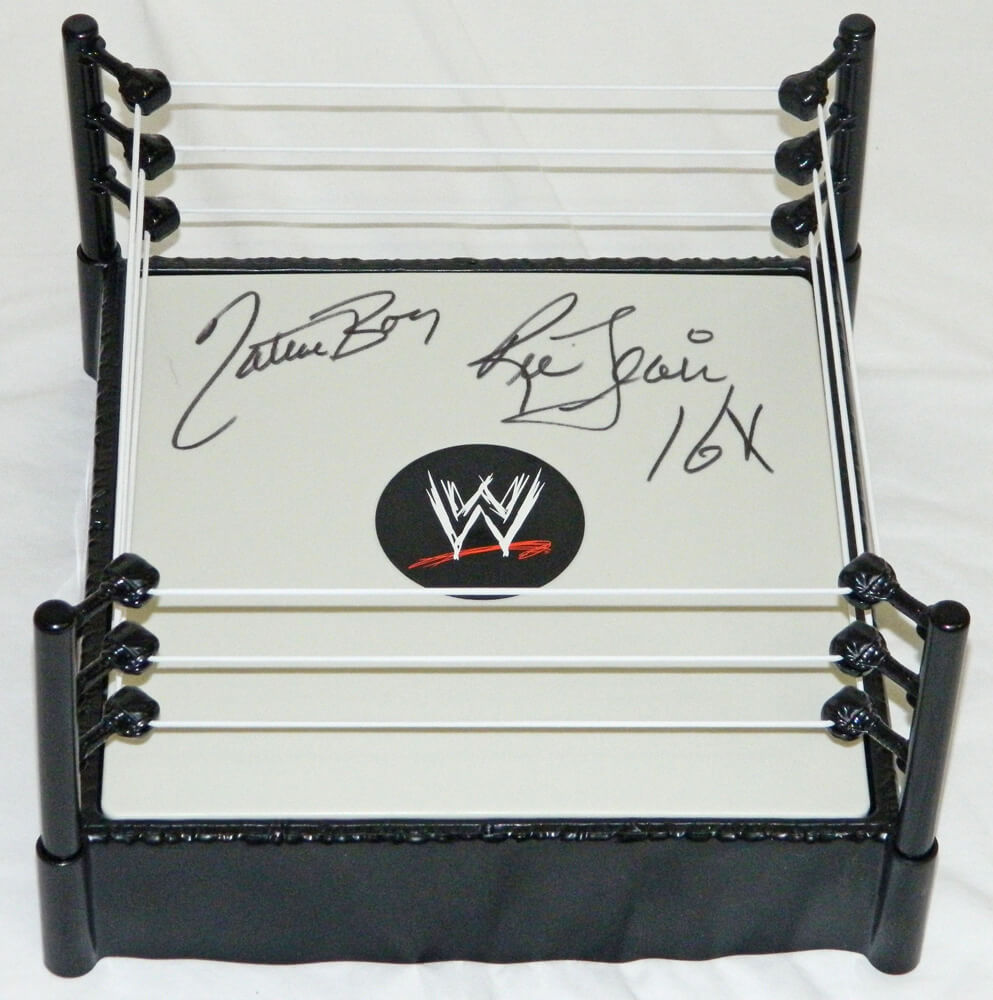 Ric Flair Signed WWE Wrestling Ring w/Nature Boy, 16x - FLAOTH500 - Ric Flair Signed WWE Wrestling Ring w/Nature Boy, 16x product image