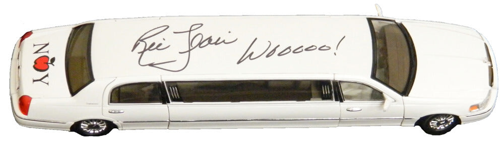 Ric Flair Signed White 1:28 Scale Lincoln Limousine  w/Wooooo! - FLAOTH501 - Ric Flair Signed White 1:28 Scale Lincoln Limousine w/Wooooo! product image