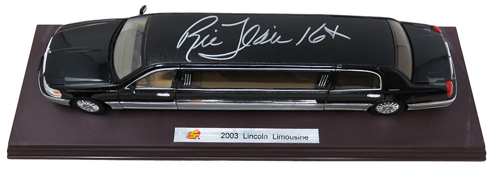 Ric Flair Signed Black 1:28 Scale 2003 Lincoln Limousine With Base w/16x - FLAOTH509 - Ric Flair Signed Black 1:28 Scale 2003 Lincoln Limousine With Base w/16x product image
