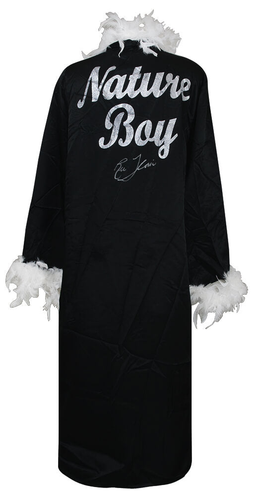 Ric Flair Signed Nature Boy Black Wrestling Full Length Robe - FLAROB503 - Ric Flair Signed Nature Boy Black Wrestling Full Length Robe product image