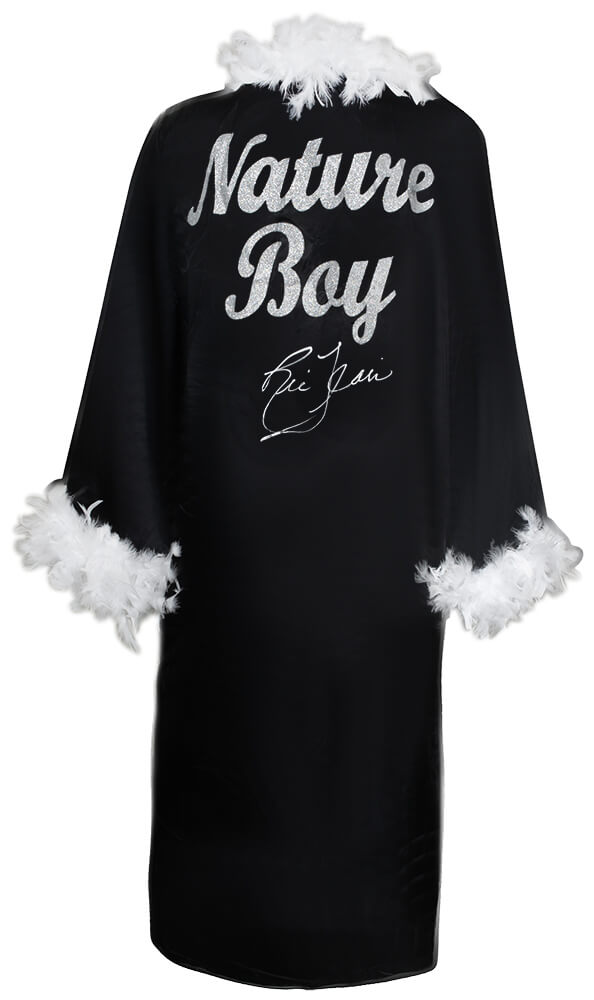 Ric Flair Signed Nature Boy Black Wrestling Full Length Robe - (JSA) - FLAROB504 - Ric Flair Signed Nature Boy Black Wrestling Full Length Robe - (JSA) product image