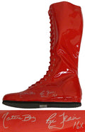 Ric Flair Signed Red Wrestling Boot w/Nature Boy, 16x - FLASHO500 - Ric Flair Signed Red Wrestling Boot w/Nature Boy, 16x product image
