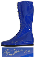 Ric Flair Signed Blue Wrestling Boot w/16x - FLASHO504 - Ric Flair Signed Blue Wrestling Boot w/16x product image