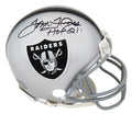 Tom Flores Signed Raiders Riddell Mini Helmet w/HOF'21 - FLOMIN300 - Tom Flores Signed Raiders Riddell Mini Helmet w/HOF'21 product image