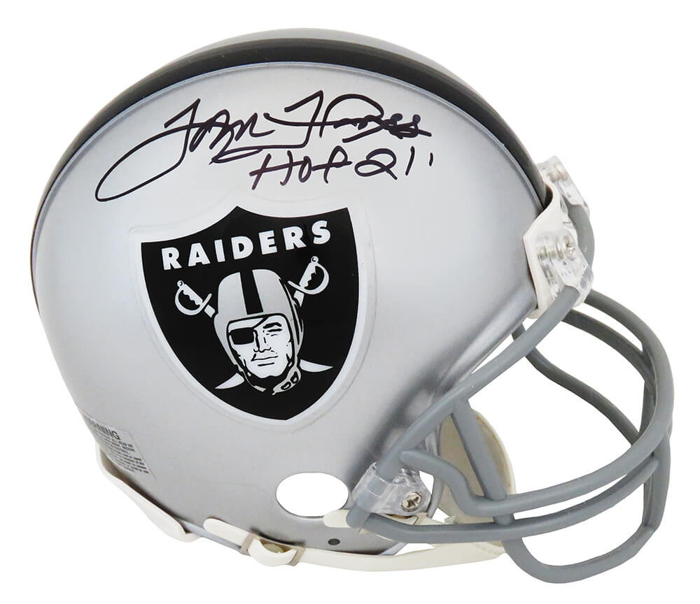 Tom Flores Signed Raiders Riddell Mini Helmet w/HOF'21 - FLOMIN300 - Tom Flores Signed Raiders Riddell Mini Helmet w/HOF'21 product image