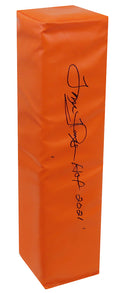 Tom Flores Signed Orange Endzone Pylon w/HOF'21 - FLOPYL300 - Tom Flores Signed Orange Endzone Pylon w/HOF'21 product image