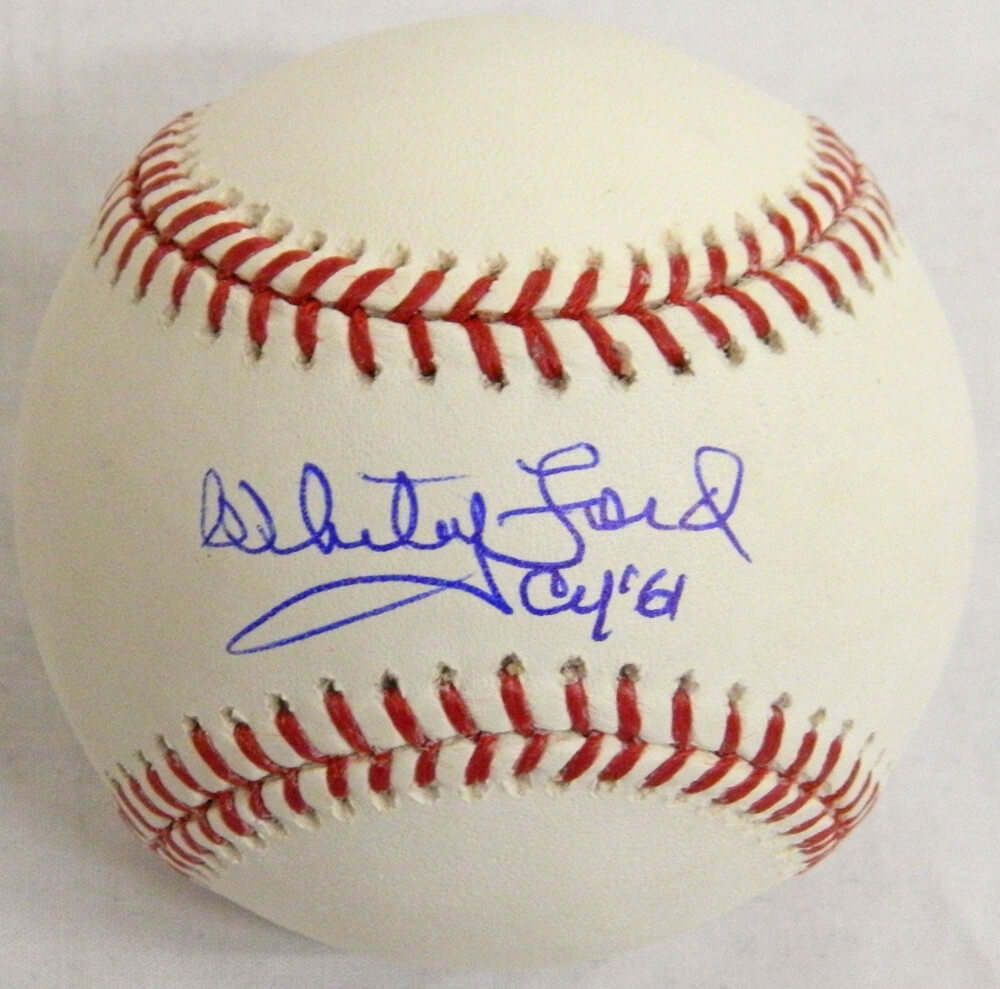 Whitey Ford Signed Official MLB Baseball w/CY'61 - FORBSB101 - Whitey Ford Signed Official MLB Baseball w/CY'61 product image