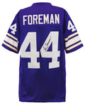 Chuck Foreman Signed Purple Throwback Custom Football Jersey - FORJRY310 - Chuck Foreman Signed Purple Throwback Custom Football Jersey product image