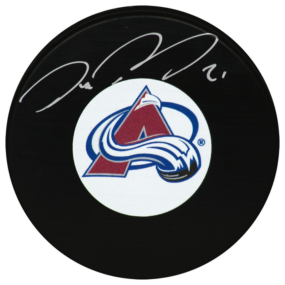 Peter Forsberg Signed Colorado Avalanche Logo Hockey Puck - FORPUC400 - Peter Forsberg Signed Colorado Avalanche Logo Hockey Puck product image