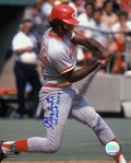 George Foster Signed Cincinnati Reds Swinging 8x10 Photo w/NL MVP 1977 - FOS08P101 - George Foster Signed Cincinnati Reds Swinging 8x10 Photo w/NL MVP 1977 product image