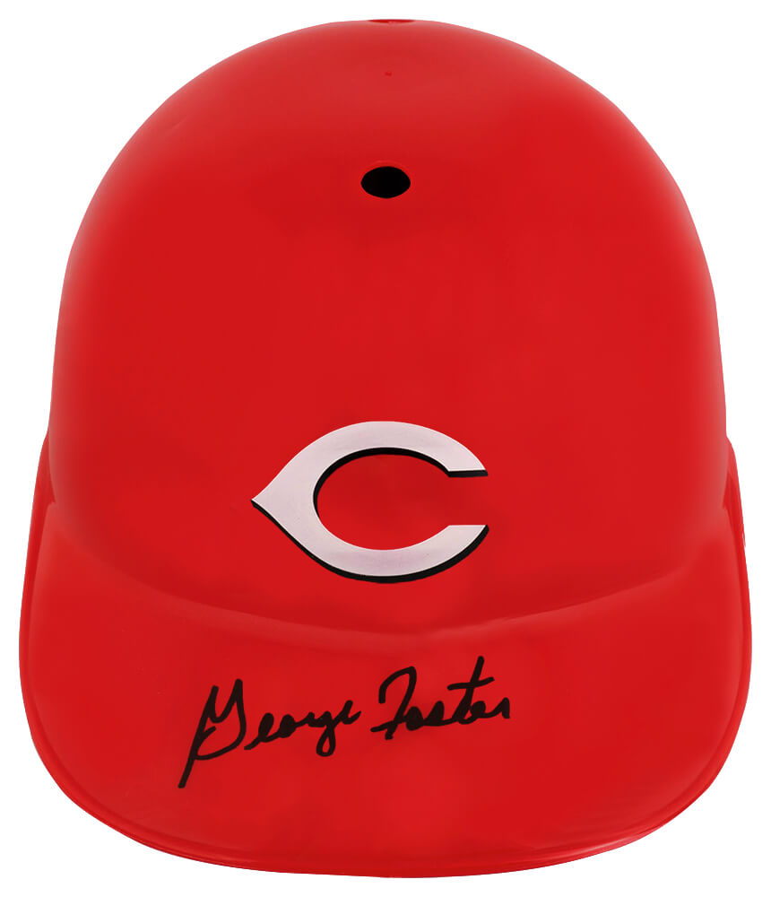 George Foster Signed Cincinnati Reds Souvenir Replica Batting Helmet - FOSBTH100 - George Foster Signed Cincinnati Reds Souvenir Replica Batting Helmet product image