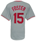George Foster Signed Grey Custom Baseball Jersey w/77 NL MVP - FOSJRY100 - George Foster Signed Grey Custom Baseball Jersey w/77 NL MVP product image