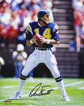 Dan Fouts Signed Chargers Navy Jersey Drop Back Action 8x10 Photo - FOU08P300 - Dan Fouts Signed Chargers Navy Jersey Drop Back Action 8x10 Photo product image