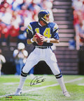 Dan Fouts Signed Chargers Navy Jersey Drop Back Action 16x20 Photo - FOU16P301 - Dan Fouts Signed Chargers Navy Jersey Drop Back Action 16x20 Photo product image