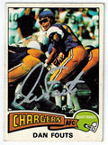 Dan Fouts Signed Chargers 1975 Topps Rookie Card #367 - FOUCAR301 - Dan Fouts Signed Chargers 1975 Topps Rookie Card #367 product image