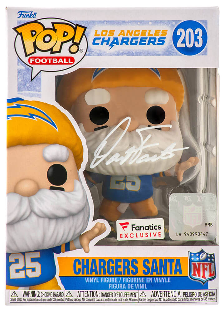 Dan Fouts Signed Los Angeles Chargers 'SANTA' Funko Pop Doll #203 - FOUFUN301 - Dan Fouts Signed Los Angeles Chargers 'SANTA' Funko Pop Doll #203 product image