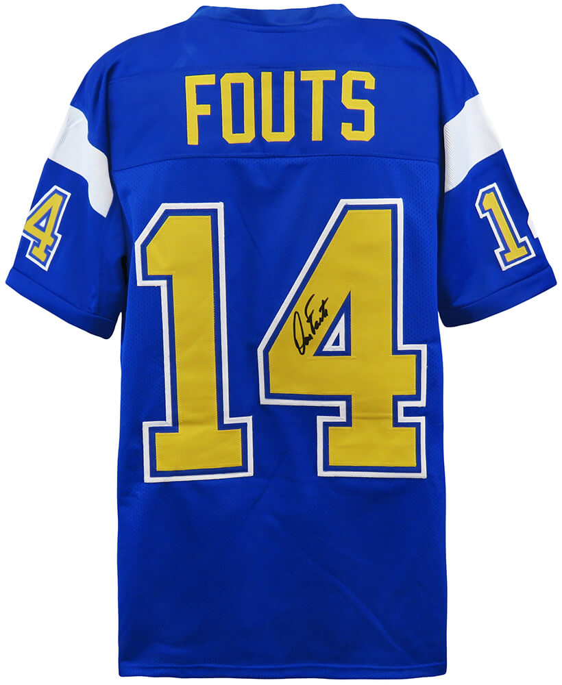 Dan Fouts Signed Navy Throwback Custom Football Jersey - FOUJRY306 - Dan Fouts Signed Navy Throwback Custom Football Jersey product image