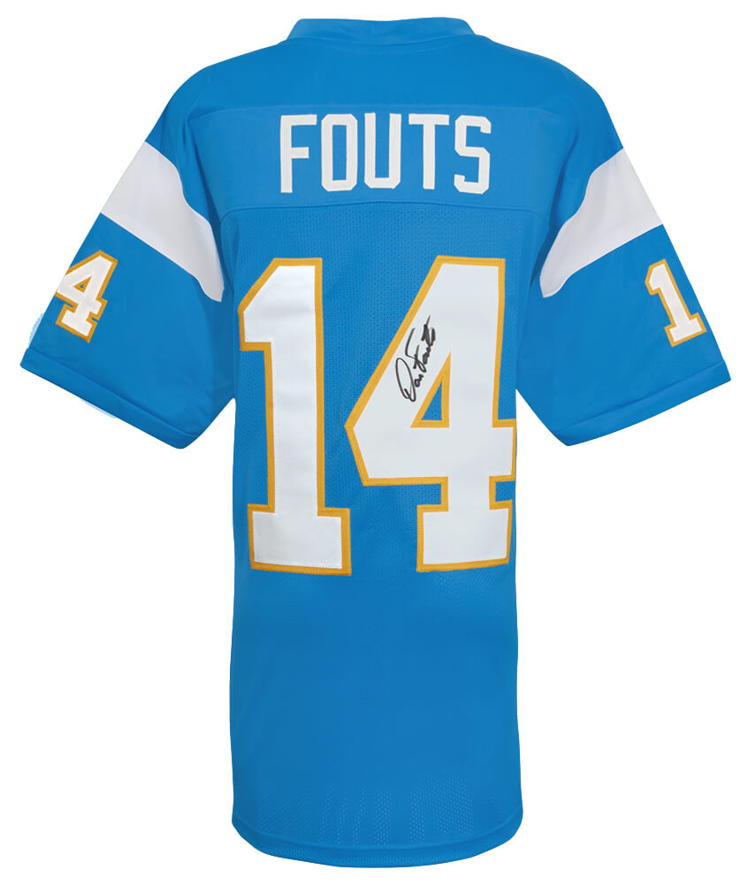 Dan Fouts Signed Powder Blue Throwback Football Jersey - FOUJRY312 - Dan Fouts Signed Powder Blue Throwback Football Jersey product image