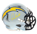 Dan Fouts Signed Chargers Chrome Riddell Speed Mini Helmet - FOUMIN304 - Dan Fouts Signed Chargers Chrome Riddell Speed Mini Helmet product image