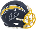 Dan Fouts Signed Chargers Navy Throwback Riddell Speed Mini Helmet - FOUMIN305 - Dan Fouts Signed Chargers Navy Throwback Riddell Speed Mini Helmet product image