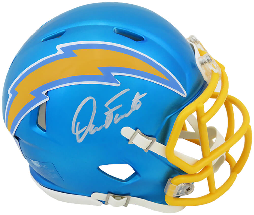 Dan Fouts Signed Chargers FLASH Riddell Speed Mini Helmet - FOUMIN307 - Dan Fouts Signed Chargers FLASH Riddell Speed Mini Helmet product image