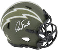 Dan Fouts Signed Chargers Salute to Service Riddell Speed Mini Helmet - FOUMIN309 - Dan Fouts Signed Chargers Salute to Service Riddell Speed Mini Helmet product image