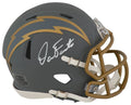Dan Fouts Signed Chargers SLATE Riddell Speed Mini Helmet - FOUMIN311 - Dan Fouts Signed Chargers SLATE Riddell Speed Mini Helmet product image